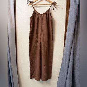 Old Navy Women's Brown Wide Legged Jumpsuit